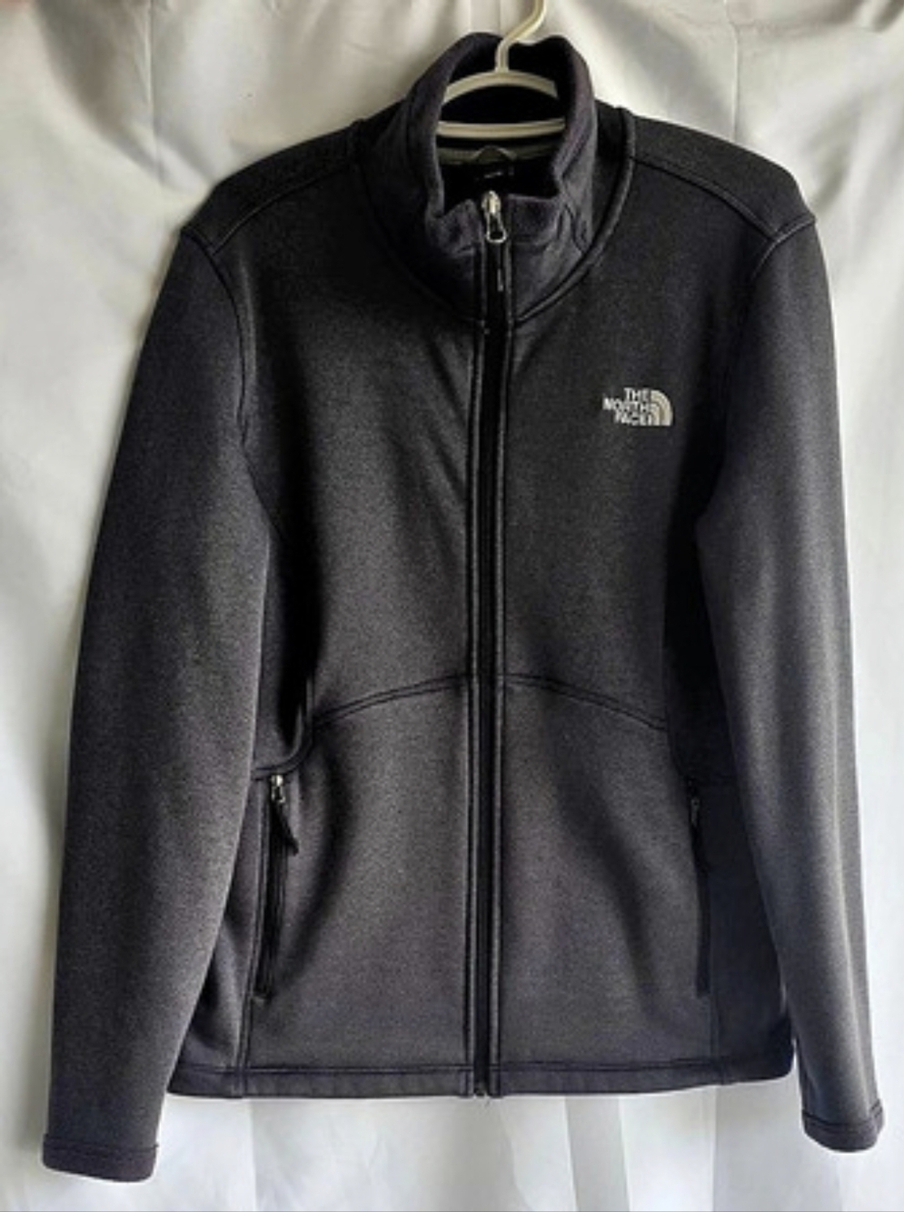 The North Face Women's Agave Full Zip Black / Gray Jacket Size Large